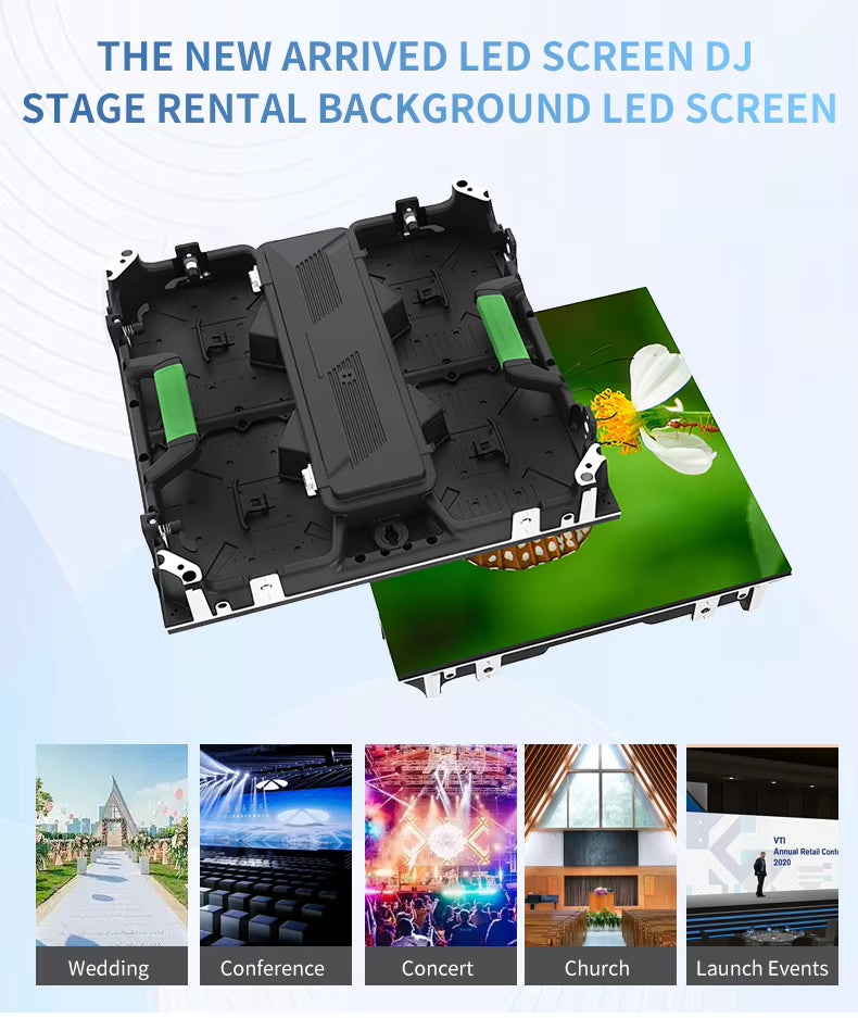 Led Video Wall Outdoor P2.6 P2.9 P3.91 P4.81 500x1000mm for Rental Led Display Screen for Giant Stage Background