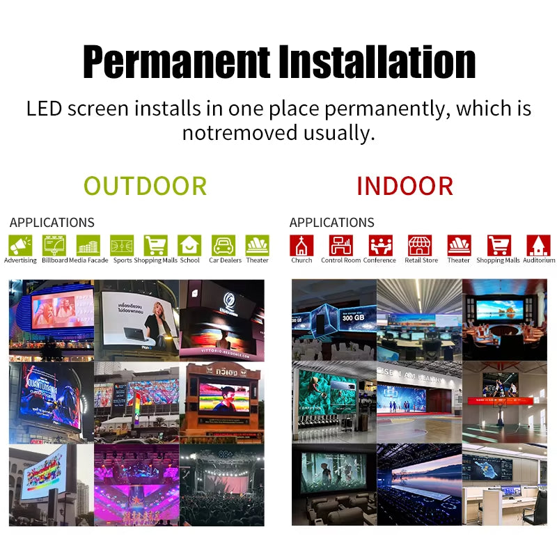 Led Video Wall Outdoor P2.6 P2.9 P3.91 P4.81 500x1000mm for Rental Led Display Screen for Giant Stage Background
