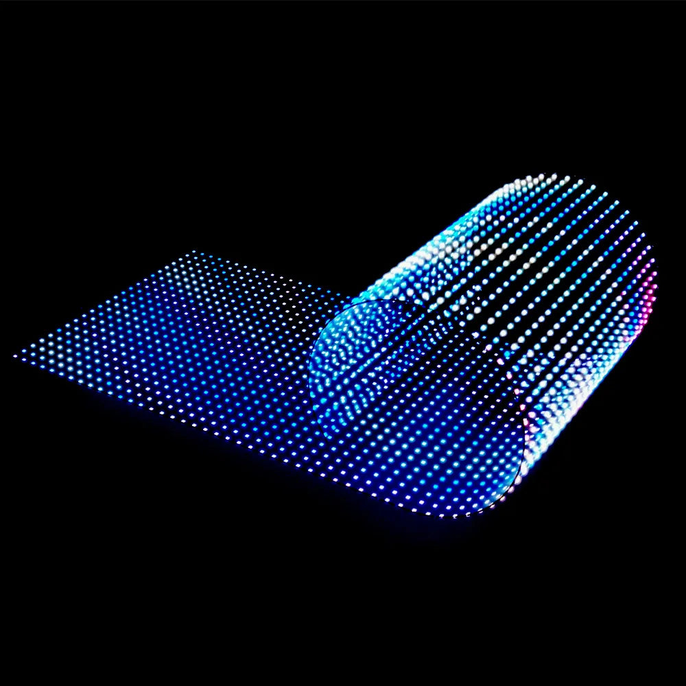 LED Film Self-Adhesive Display Flexible Soft Led Transparent Screen