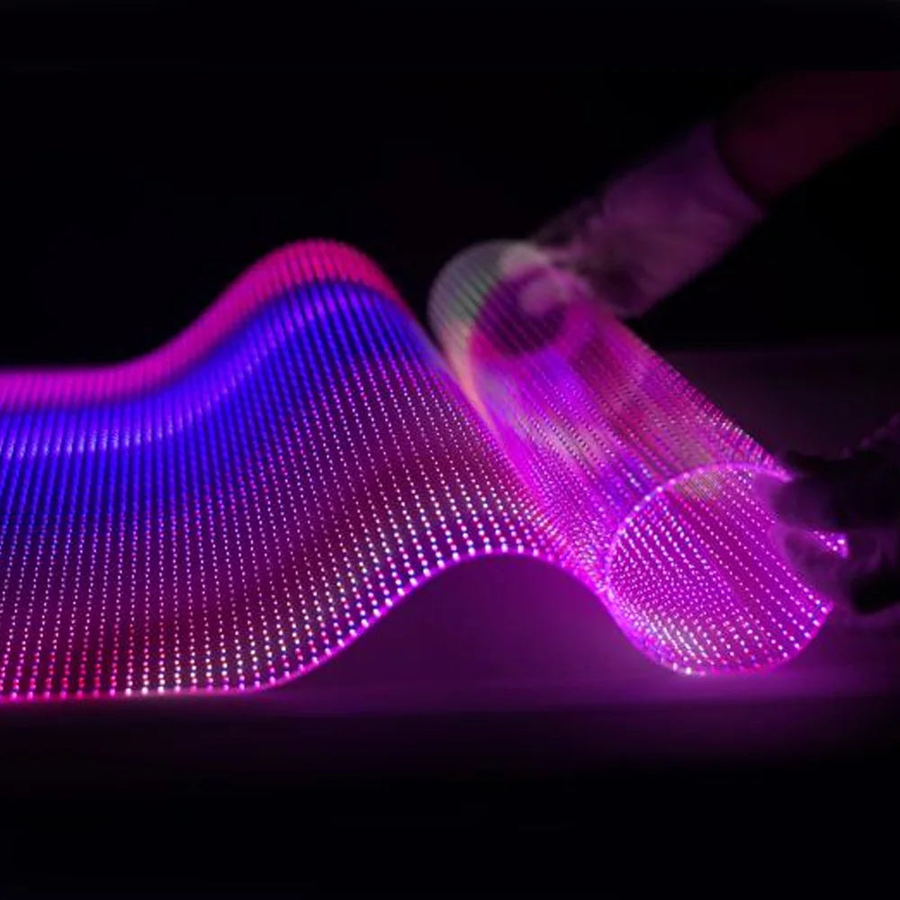 LED Film Self-Adhesive Display Flexible Soft Led Transparent Screen