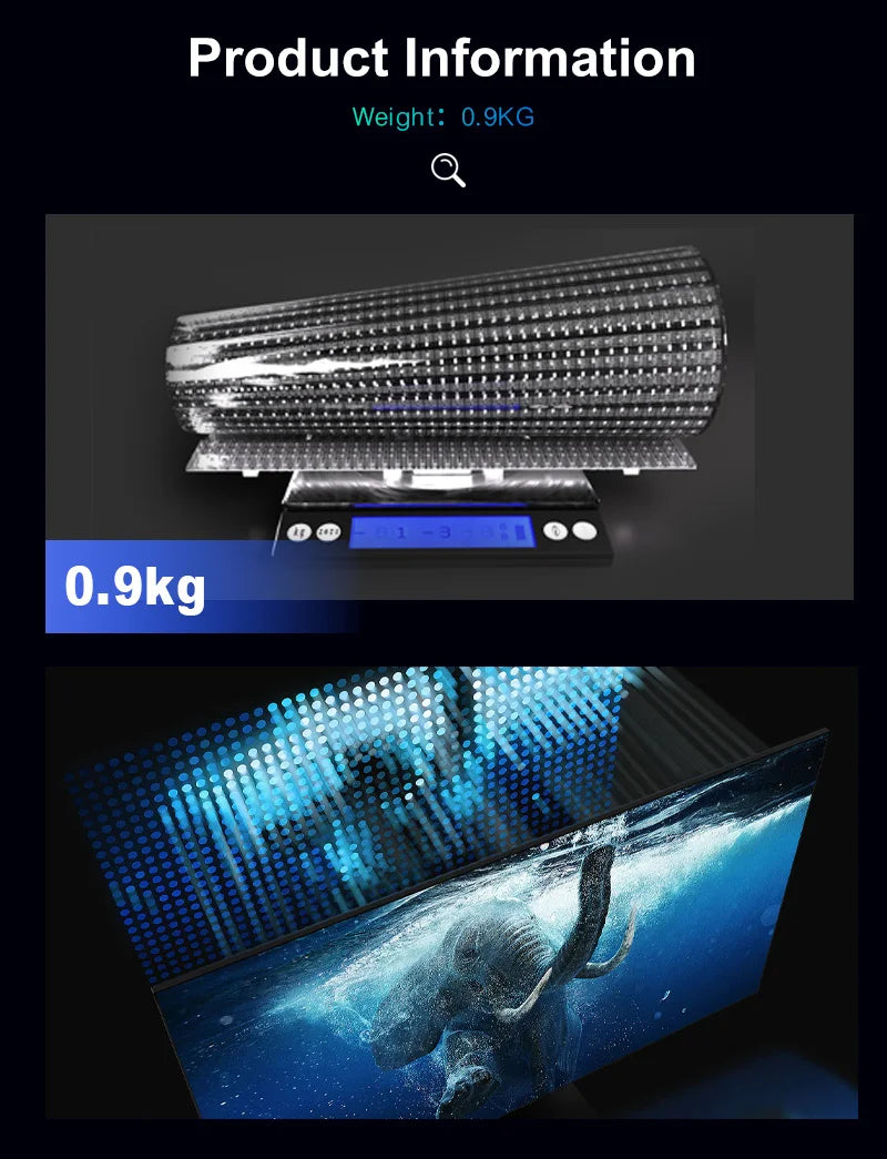 LED Film Self-Adhesive Display Flexible Soft Led Transparent Screen