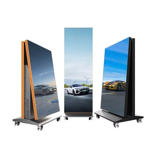 LED Poster Display Screen: Ultra Thin Advertising Digital Signage Foldable