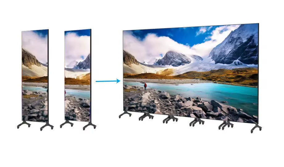 LED Poster Display Screen: Ultra Thin Advertising Digital Signage Foldable