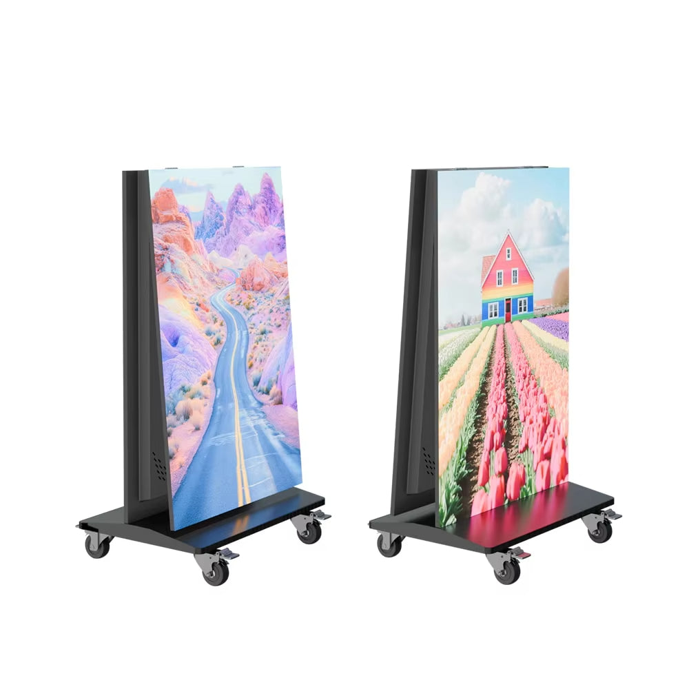 LED Poster Display Screen: Ultra Thin Advertising Digital Signage Foldable