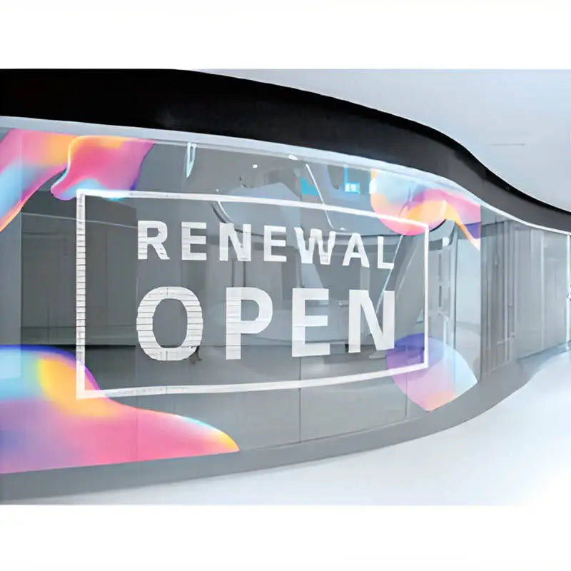Led Translucent Window Indoor Window Glass Flexible Transparent LED Film P8 P10 RGB Full Colo ...